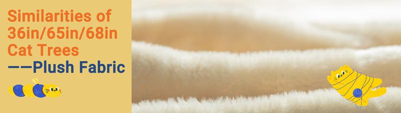 Allewie 36in/65in/68in  Multi-Level Tall Cat Tree for Indoor Cats/Larger Tower with Wide Base/Cozy Plush Cat Perches/Cat Condo with Hammock/Sisal Scratching Posts#TikTokShopfalldealsforyou