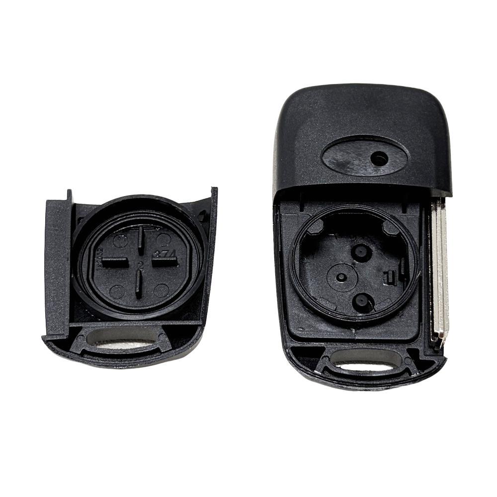 for Kia Car Remote Folding Key Replacement Shell, Fits Kia Rio 2012-2014 & Soul 2010-2013, Durable Car Key Shell, Car Key Protector