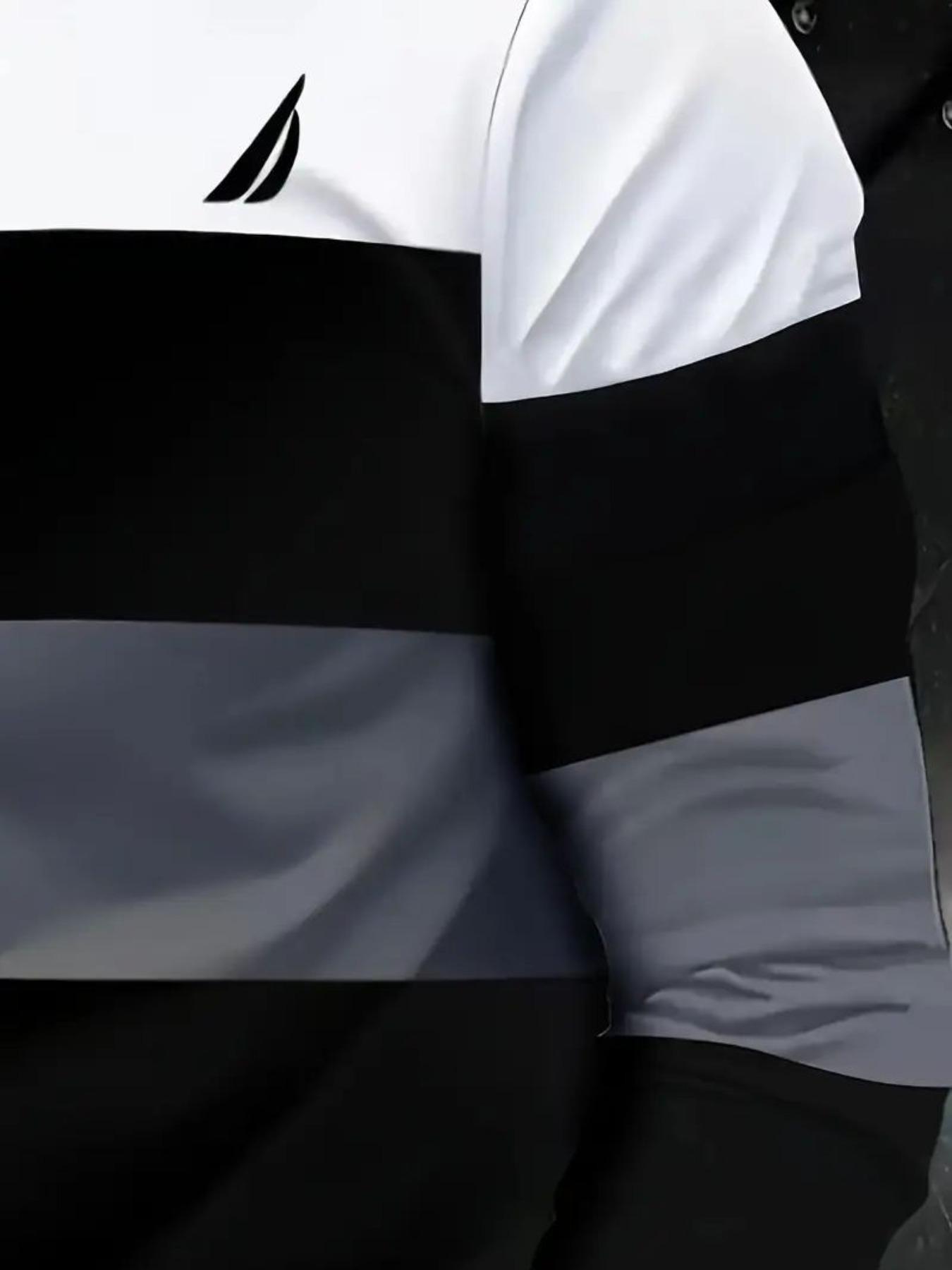 Men's Long Sleeve Striped Shirt, Casual & Formal Round Neck Design, All Seasons Wear, Colors Available