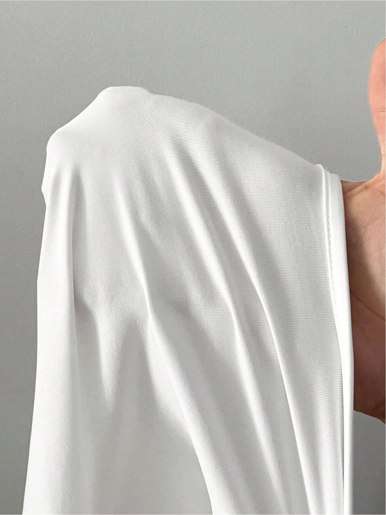 Women's Autumn Basic Solid Color Versatile Fitted Long Sleeve Bodysuit, Slim Fit Design, Suitable for Home, Sports, Work, Shopping, Gatherings and Bars.