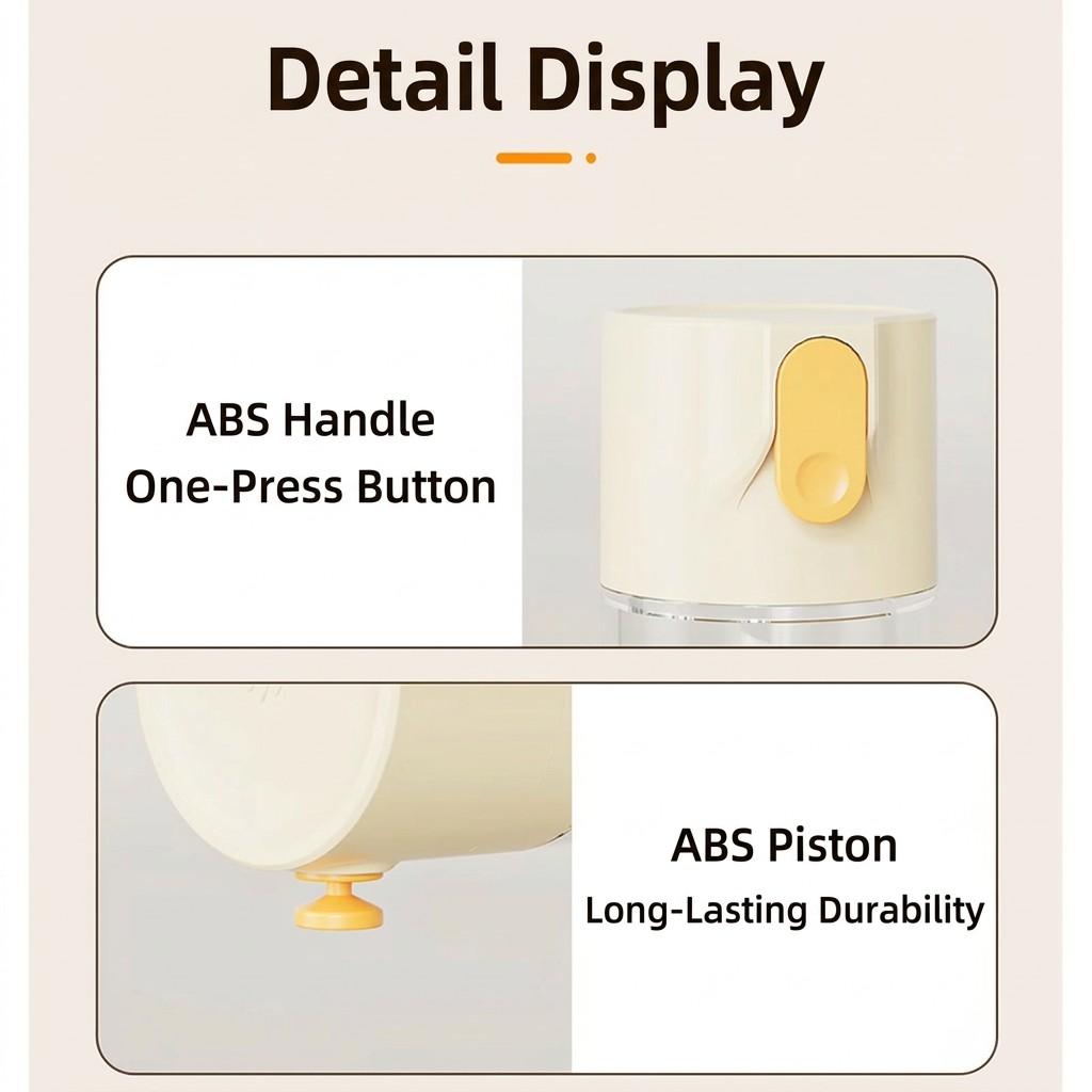 Quantitative Salt Dispenser, Sealed Moisture-Proof Seasoning Container, Ideal for Kitchen Use, Durable and Practical Design
