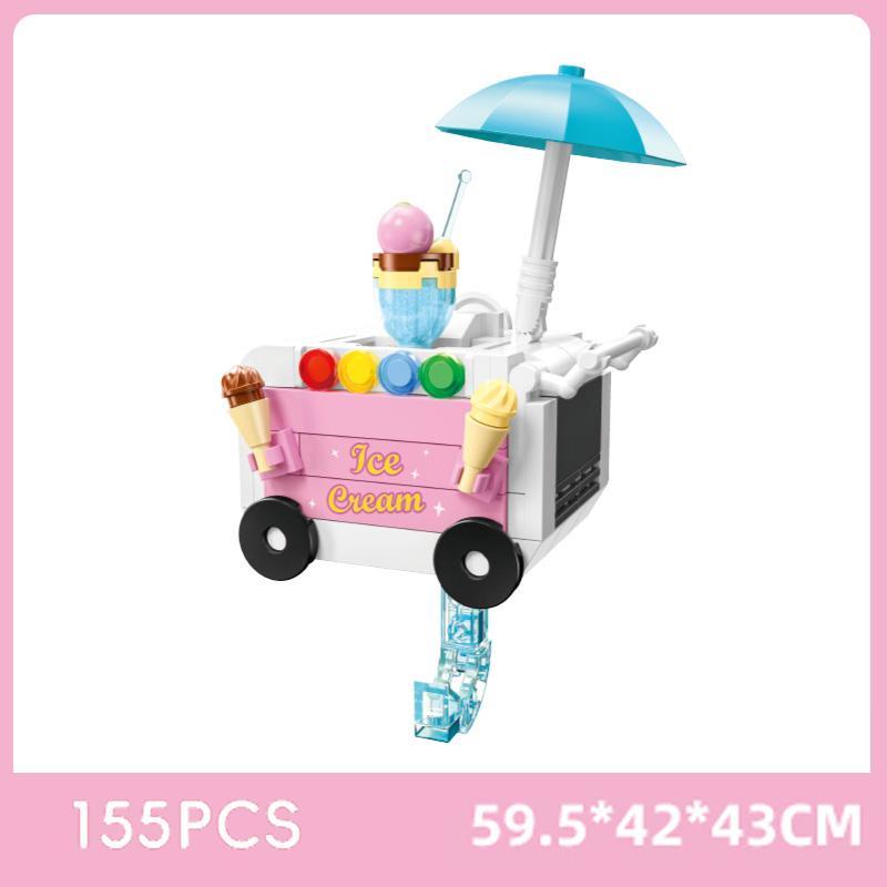 185 PCS Creative Building Blocks (Dog / Clown / Ice Cream Theme): Wall Decor + Key Hanger + Storage | Gift / Collection / Christmas Edition