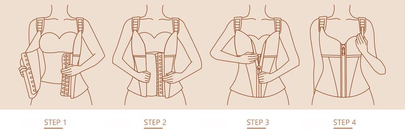 KELLYLEE Women's Zipper Corset with Bra Tummy Control Sport Workout Vest Fajas Colombianas Waist Shapewear Tank Top for Fitness Yoga & Office Wear - Womenswear Basic Full Coverage Compression Minimalist Design