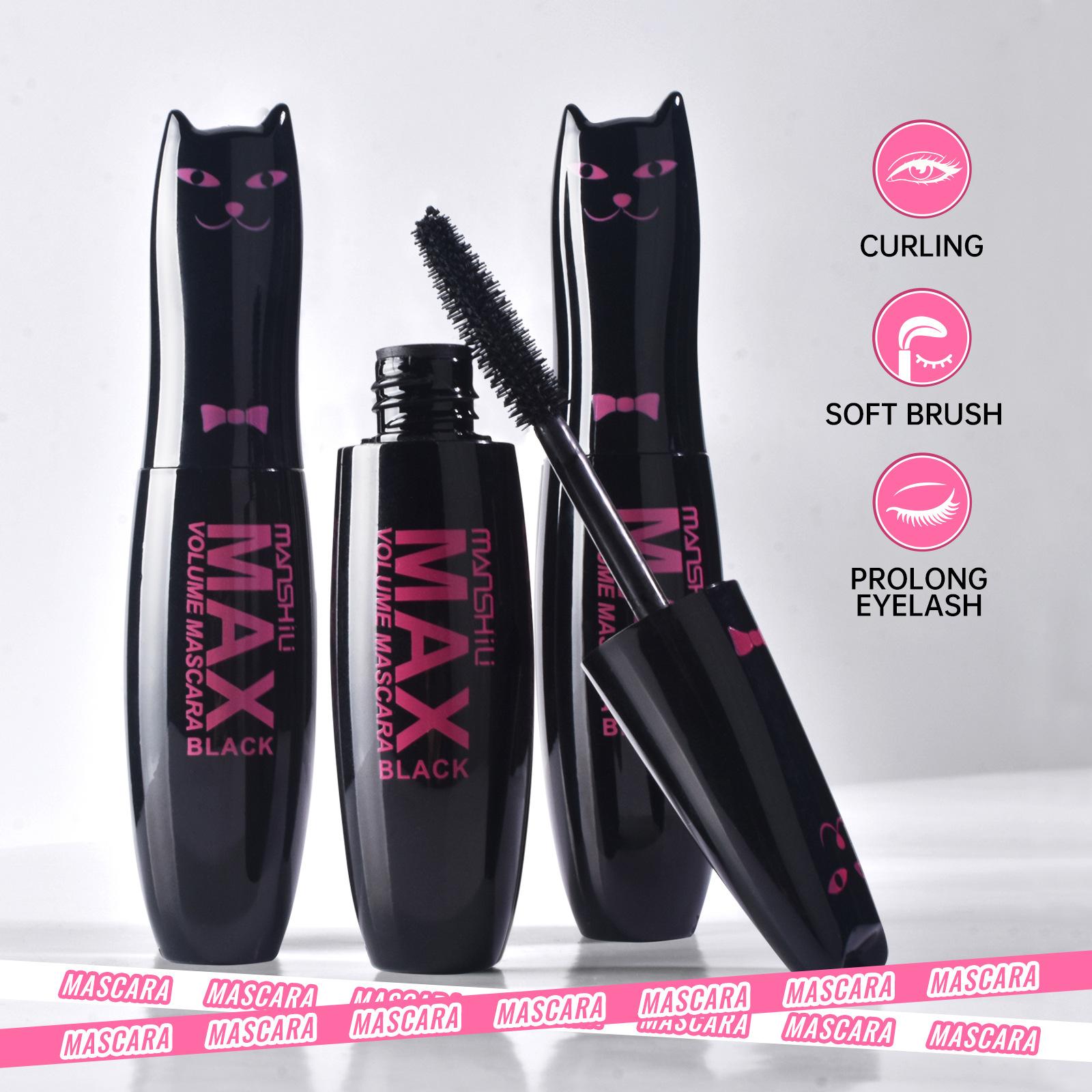 Manshili Cat Mascara Color Curled Mascara