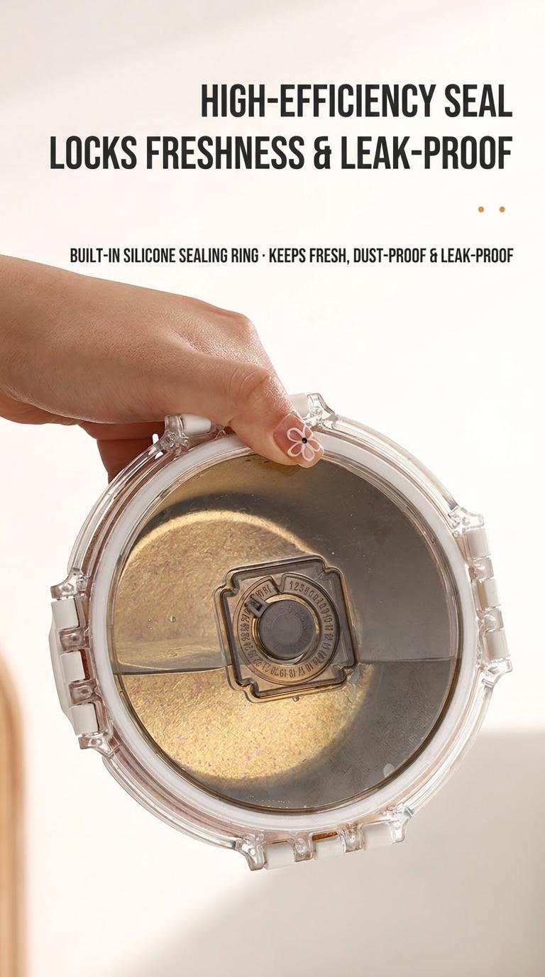 Food Grade Titanium Lunch Box, Round Meal Container with Lid, Leak-Proof Small Capacity, Home Refrigerator Storage, Kitchen Organizer