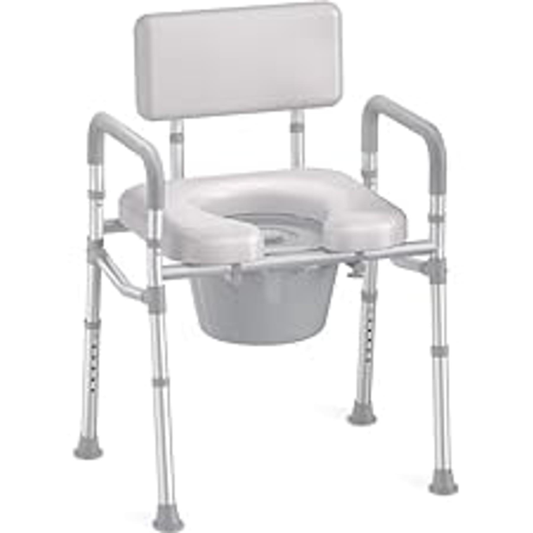 Heavy-Duty Aluminum Alloy Shower Chair with Removable Back, 400lb Bath Seat with Side Handles, Single-Person Safety Bath Stool for Seniors
