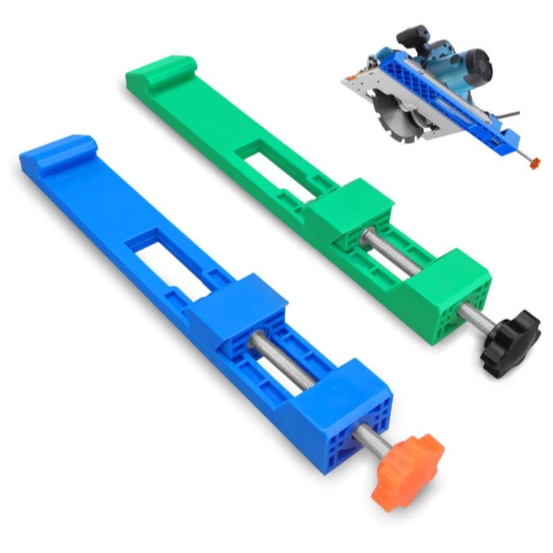 Adjustable Aluminum Alloy Woodworking Saw Base Track Guide Tool, Easy Installation, Precision Cutting, Ideal for DIY Projects