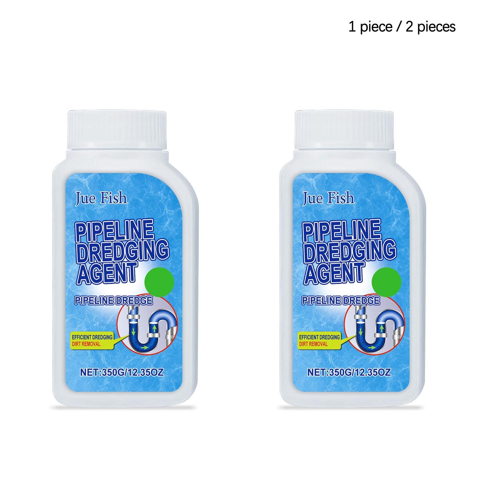 Drain Unblocker Powder (350g/350g*2), Quick Drain Cleaning, Kitchen Toilet Sink Unblocker, Dissolves Clogs, Prevents Blockages, Clog Remover