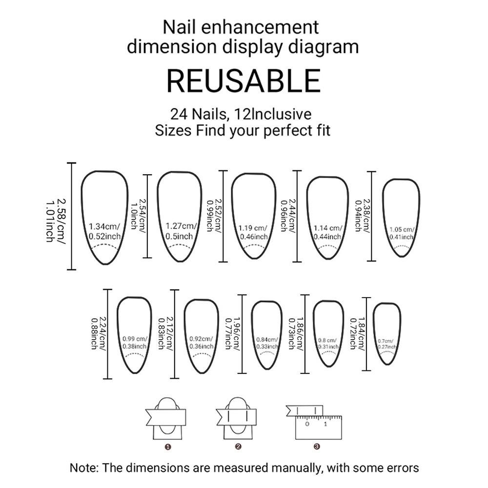 24pcs Clear Nude Gradient Base Color Nail Polish, Hand Drawn Heart Design, Almond Shape Medium Length Glossy Finish