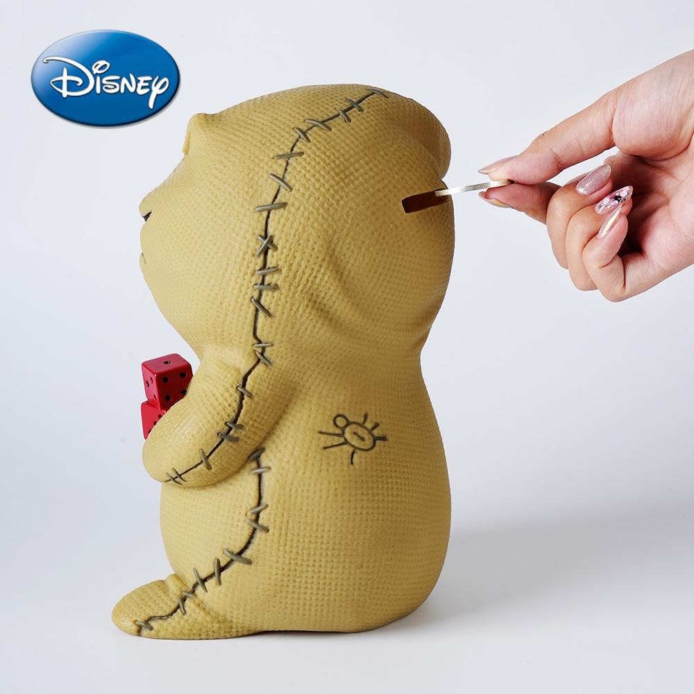 1PC Disney Officially Licensed The Nightmare Before Christmas Oogie Boogie Animation Coin Bank Cute Novelty Art Anime Figural Home Decor Ornaments for Friends and Family Holiday Gift