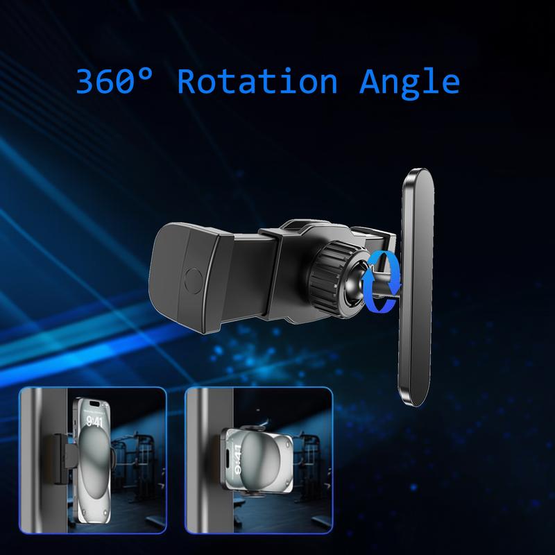 Magnetic Phone Holder for Gym - 360° Adjustable, Strong Portable Magnet Phone Mount for Workout Recording, Fitness Accessories Essentials, Compatible with Andriod Phone and iPhone 16/15/14/13/12, Perfect Gift for Men & Women fairway flex Magnetic Phone Holder for Gym - 360° Adjustable, Strong Portable Magnet Phone Mount for Workout Recording, Fitness Accessories Essentials, Compatible with Andriod Phone and iPhone 16/15/14/13/12, Perfect Gift for Men & Women fairway flex