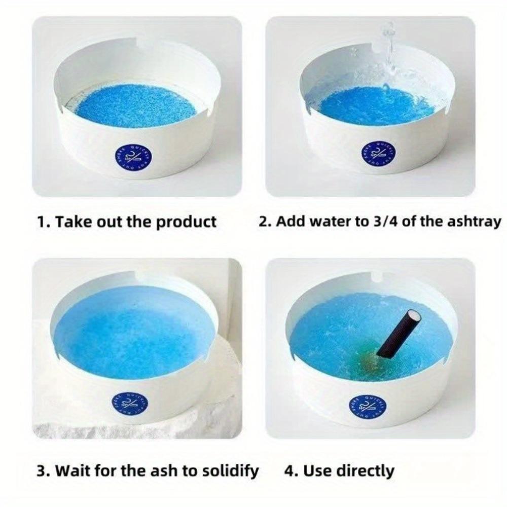 Pack of 25 - Disposable ashtrays, outdoor ashtrays, portable indoor windproof ashtrays