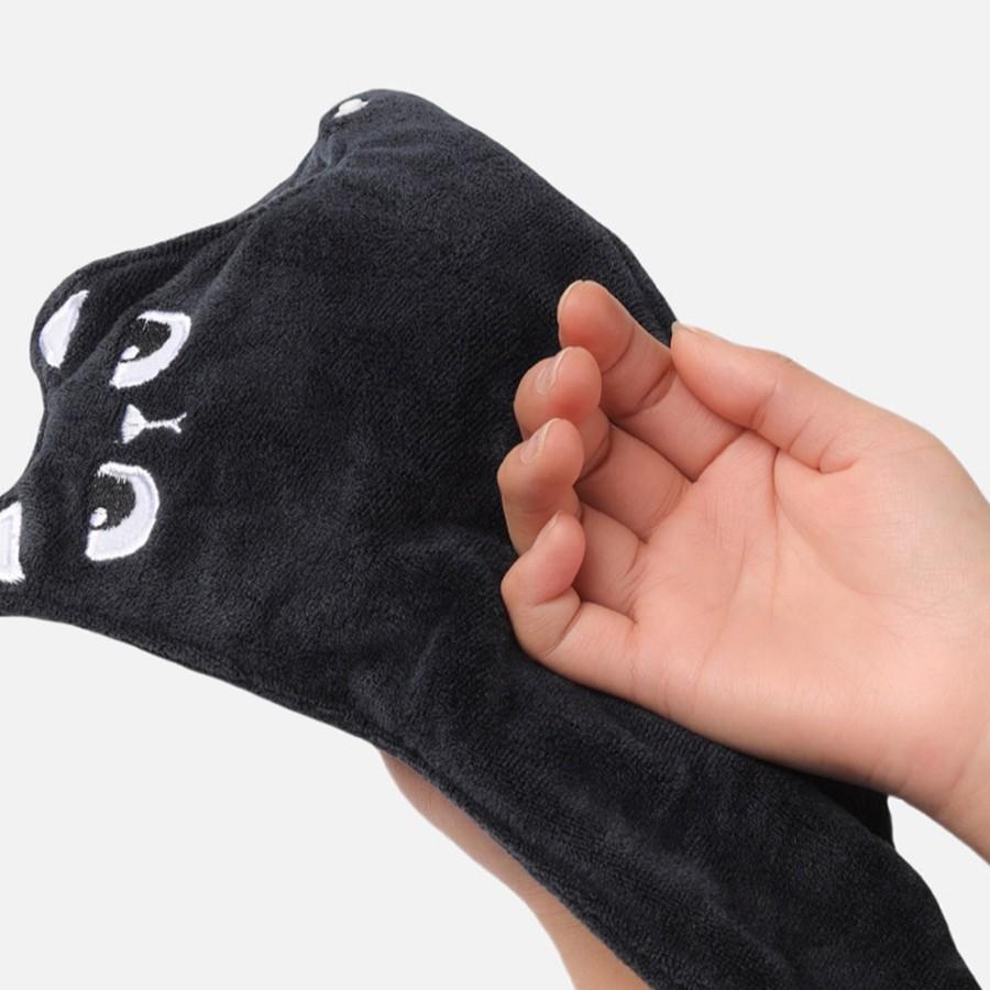 Creative Cat-Shaped Hanging Hand Towel, Absorbent Kitchen & Bathroom Hand Cloth, Cute Decorative Towel, Perfect for Home Use