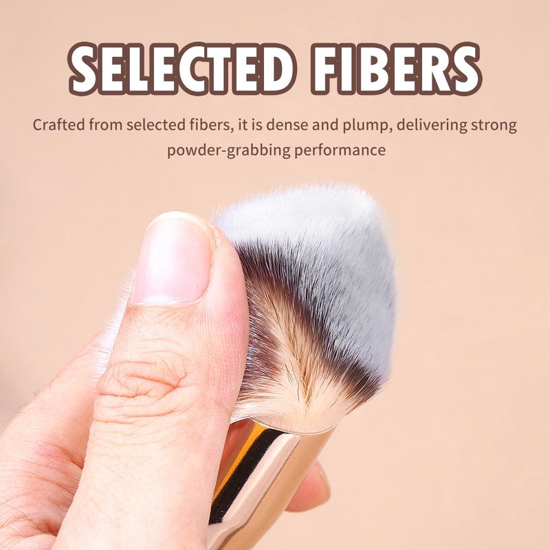 MAANGE 1pc 3D Foundation Brush, Double-sided Foundation Brush, Seamless Finish Brush, Professional Makeup Tool for Flawless Application, Perfect for All Skin Types, Essential Beauty Accessory, Makeup Accessories Gifts for Friends, Cosmetic Brushes