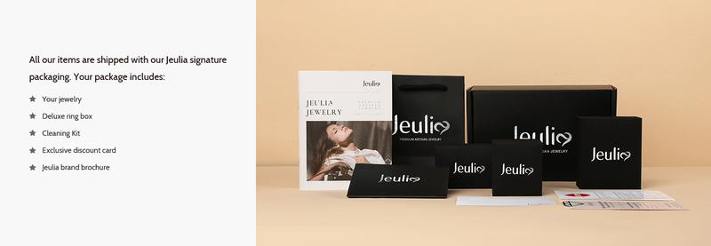 Jeulia Cushion Cut Three Sided Pave Sterling Silver Eternity Ring Cubic Zirconia Art Deco Halo Wedding Engagement Anniversary Rings Set Finejewelry with giftbox