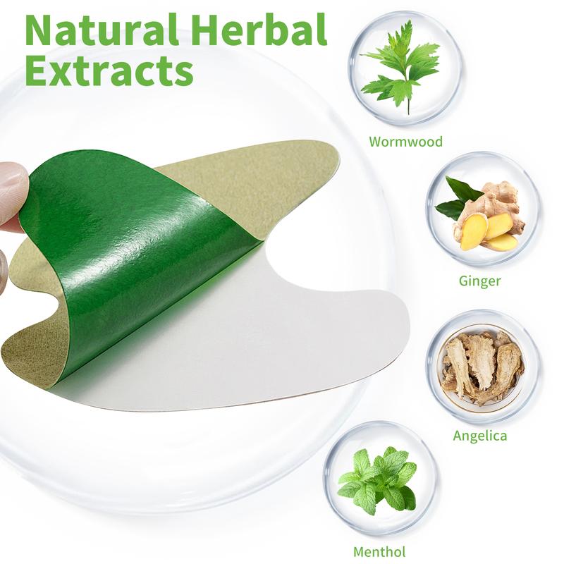 Herbal Knee Patch - Natural Herbal Adhesive Warming Plaster for Muscle Pain Relief, Knee, Back, Neck & Shoulder Discomfort, Alternative Wellness Therapy