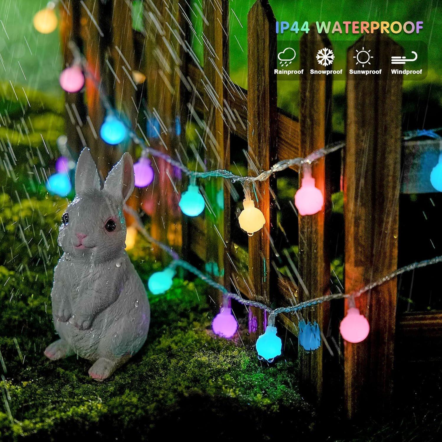 1Pack LED Colored Spherical Light Strings | Frosted Small Sphere Fairy Lights, Battery-Powered (Batteries Not Included), Ideal for Bedroom, Living Room, Cabinet, Curtain, Desk, Wedding, Decoration, Perfect for Christmas, Thanksgiving, Easter