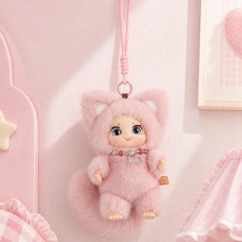 Cute Fox Plush Doll Series, Adorable Vinyl Plush Gift for Fans and Collectors, Fun Collection Item for Kids and Adults