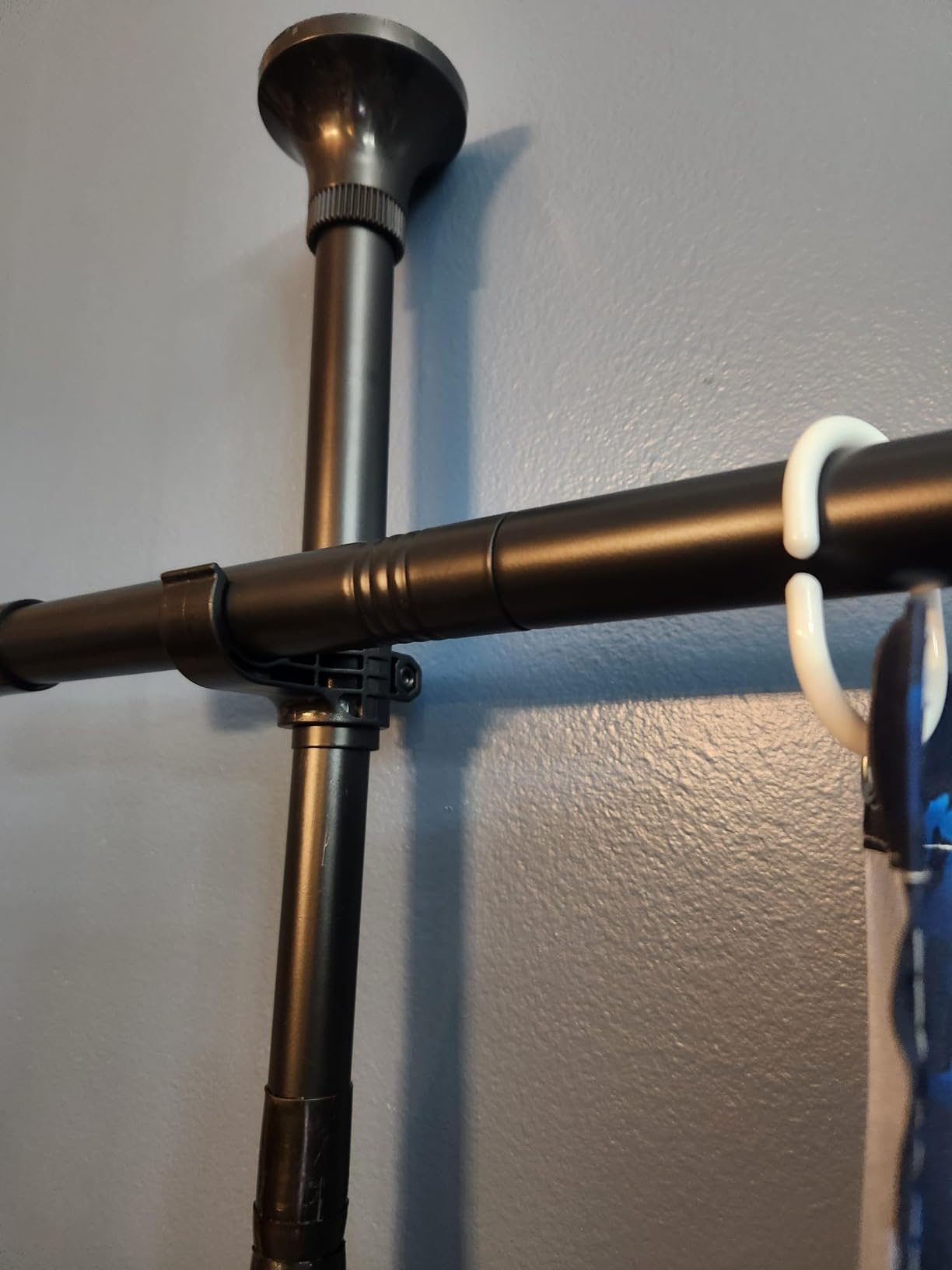 Tension Curtain Rod Stand for Room Divider&Window-No Drilling Partition Room Divider Wall,Heavy Duty Metal Curtain Stand for Room Separation,Separator Tension Curtain Rod Stand for Room Divider&Window-No Drilling Partition Room Divider Wall,Heavy Duty Metal Curtain Stand for Room Separation,Separator