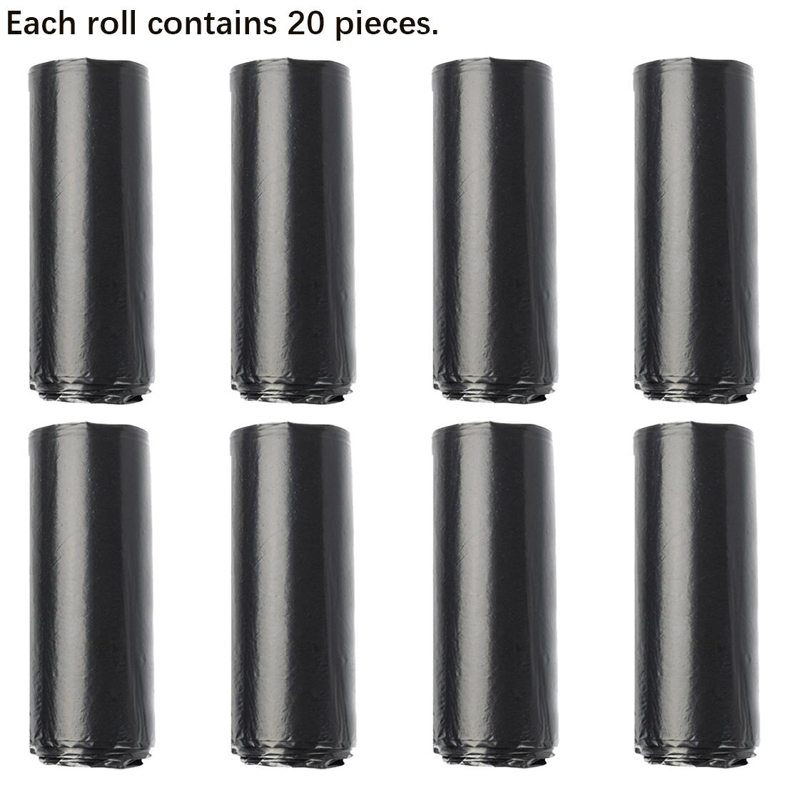 Trash Bags, 40/100/160 Count, 22.05 Lbs Capacity, Leak Proof, Odor Resistant, Durable Trash Bag, Disposable Plastic Garbage Bags