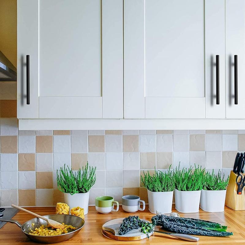 findmall 20/ 50PC 5" Brushed Nickel Stainless Steel Multi-Purpose Cabinet Drawer Pulls Drawer Pulls 3" Center Hole