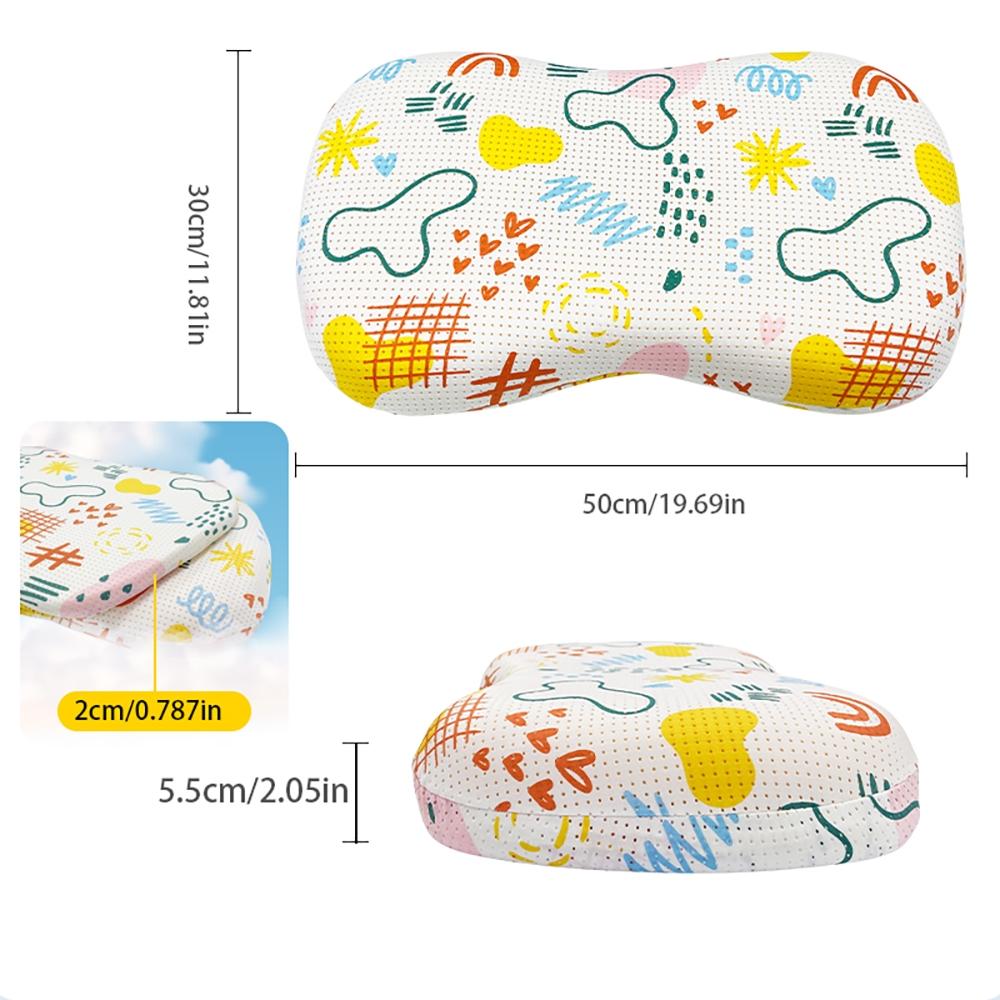 Height-Adjustable Silicone Pillow with Removable Core — Washable (Hand or Machine), Breathable, Dust Mite Resistant, and Antibacterial. Features a Soft, Skin-Friendly, Food-Grade Silicone Construction.