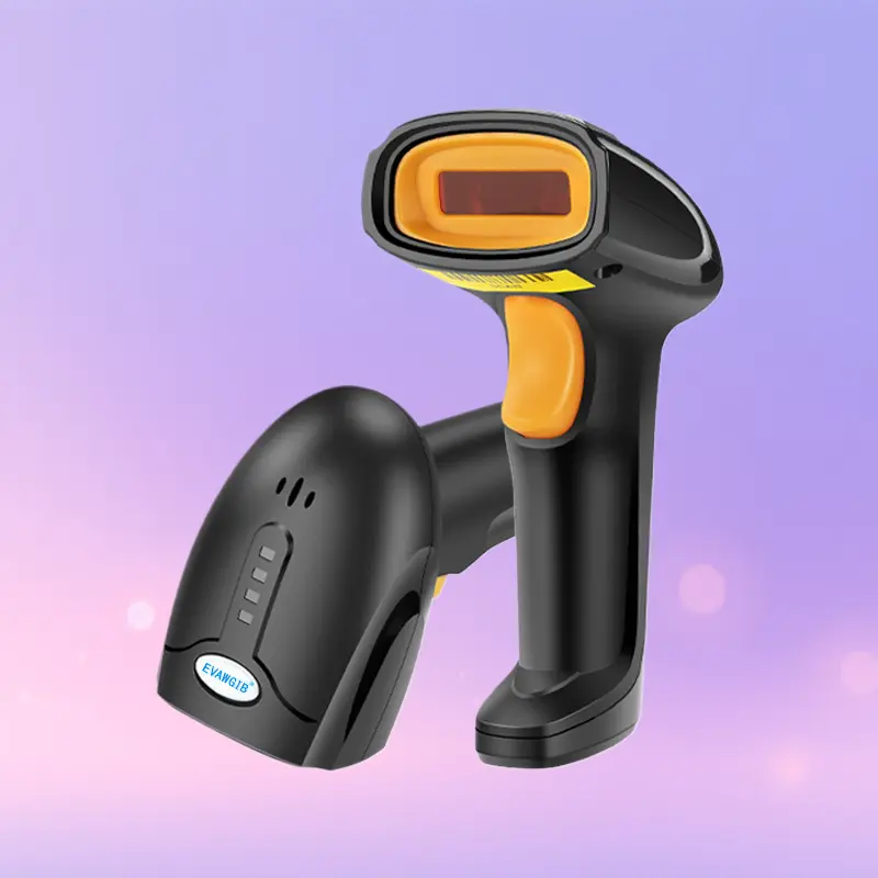 Wireless Laser Barcode Scanner Bluetooth Scan Gun Wired 1D 2D Code Reader for Supermarket Express
