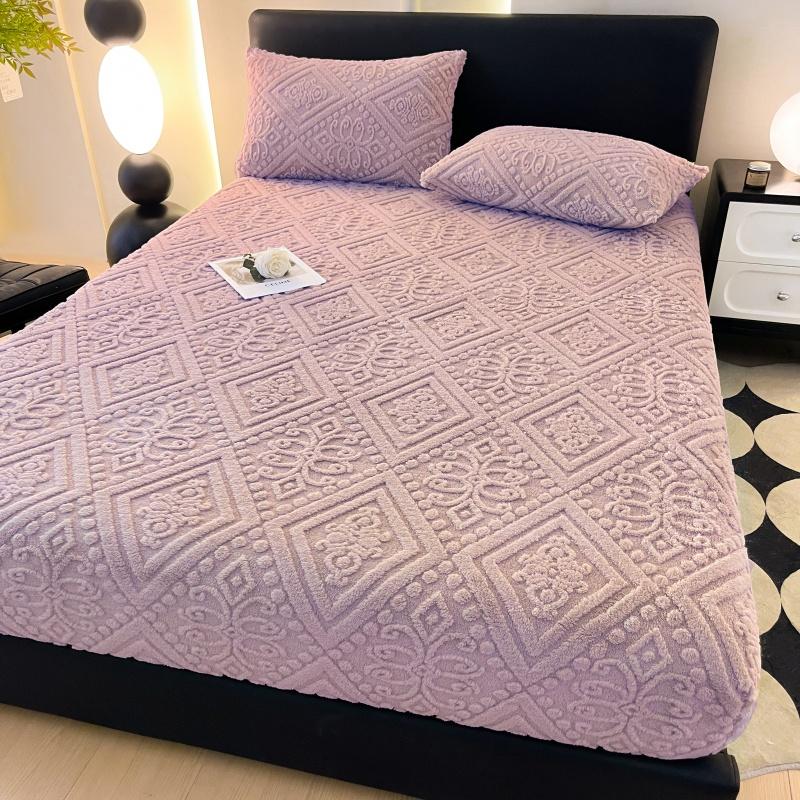 1 Adjustable Taffeta Bed Sheet, Bedding, Bed Linen, Adjustable Sheets, Solid Color Mattress Cover, Soft and Comfortable Mattress Protector, Hypoallergenic Sheets, Thick Bedding for Autumn and Winter, Modern Fabric Adjustable Sheets for Bedroom, Suitable f