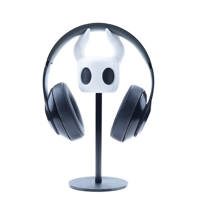 Hollow Knight Design Earphone Stand, Creative Cartoon Desktop Organizer, Compatible with AirPods/earphones, Gaming Player Style