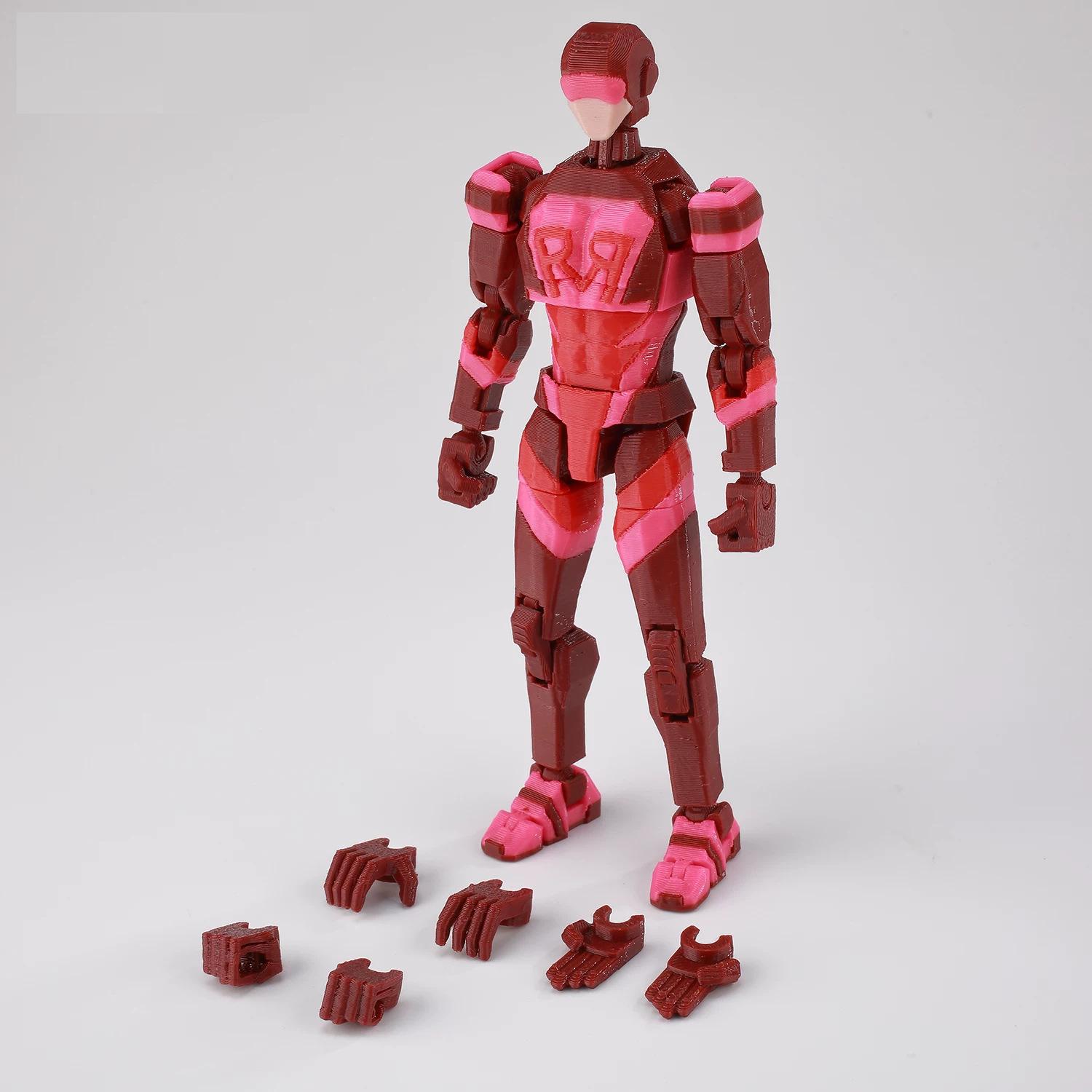 3D Printed Lucky13 Invincibles Tech Jacker Movable Soldier Multijoint Movable T13 Figurines Assembly Mecha Toy Holiday Gift