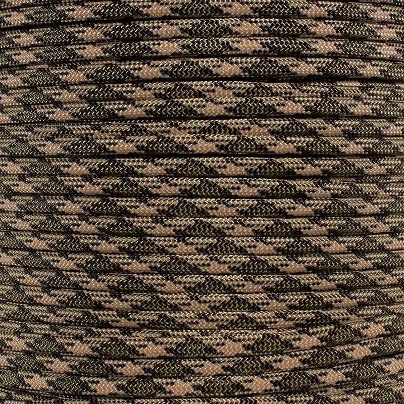 Paracord Planet 550lb Camo Colors Paracord – 7 Strand Type III Tactical Parachute Cord for Hiking, Camping, and Fishing