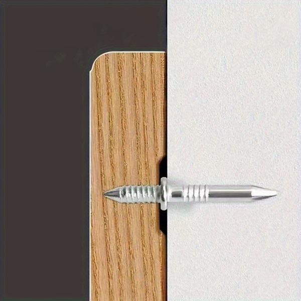 50 Invisible Dual-Head Nails + 1 Installation Socket, Traceless Hidden Nails for Baseboards, Edging, Furniture Fixing