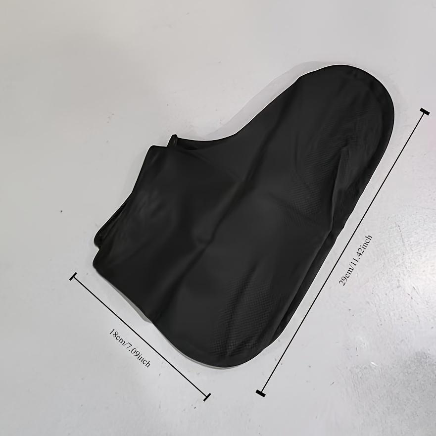 1 Pair High Elasticity Latex Rain Boot Overshoes, Waterproof Reusable Shoe Covers, Non-Slip Outdoor Rainy Day Footwear Protection