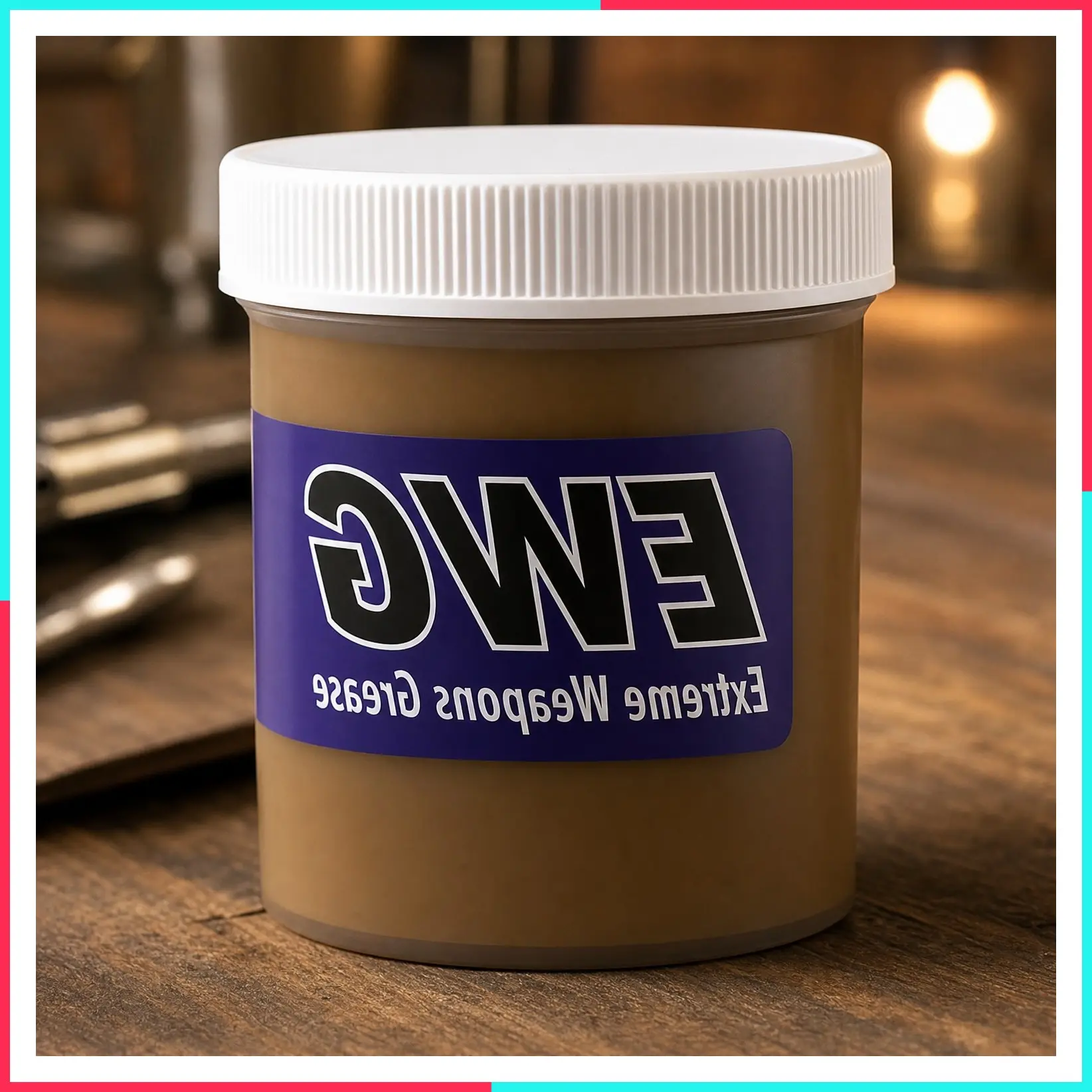 Extreme Weapons Grease (EWG), Reduces Friction and Wear, Anti-Wear Grease Lube, Extreme Pressure Properties, No PTFE, 4 oz