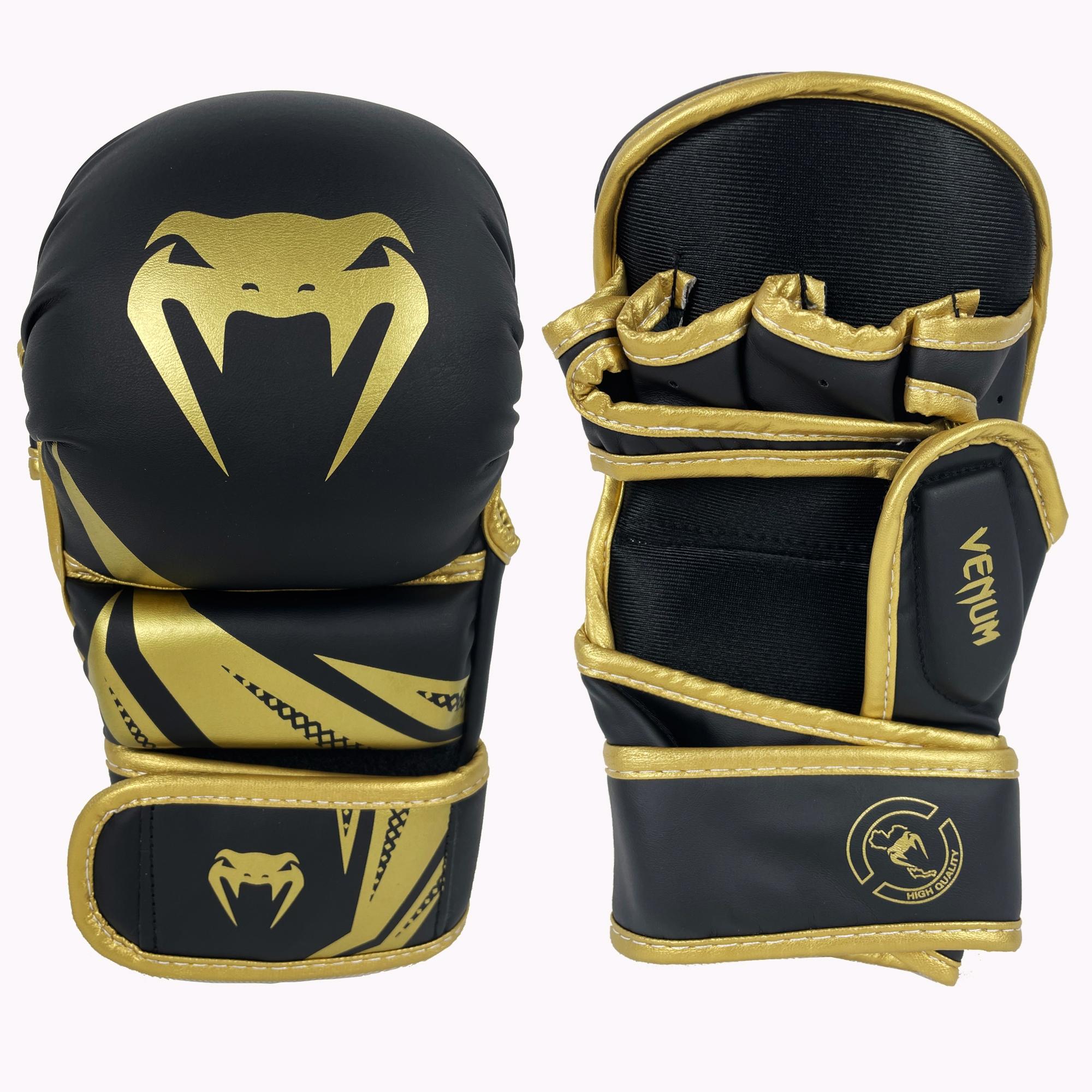 Professional Mma Boxing Gloves, Thickened PU Material, Reinforced Finger Joints, Adjustable Velcro Closure, Breathable Half-Finger Mitts, Ufc Gloves