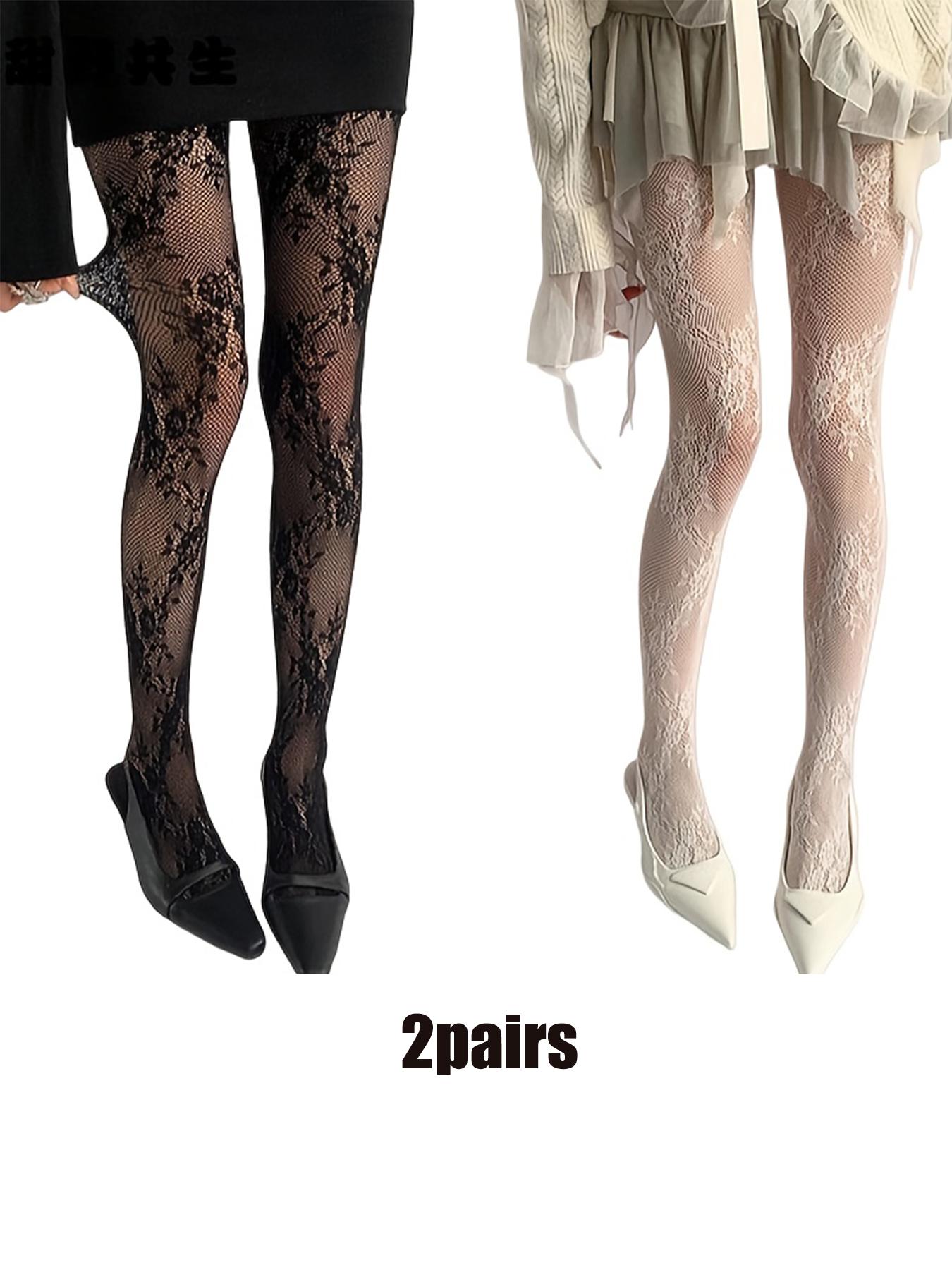 Women's High Elasticity Fishnet Stockings, & Wine Colors, Perfect for Spring & Fall Daily Wear, Comfortable Design