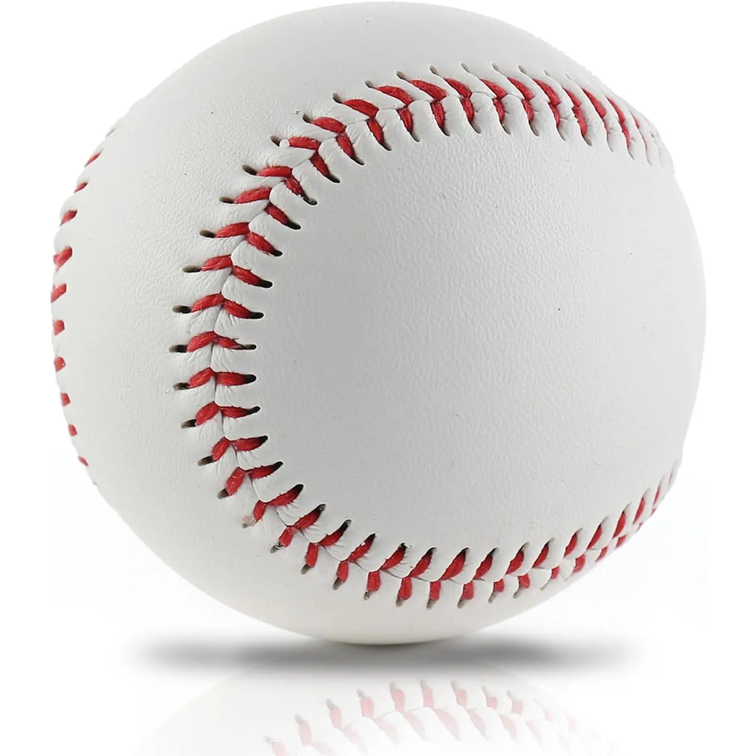 Blank Soft T-Balls for Beginner Players, Reduced   Practice Baseballs with Sponge Rubber Core, Unmarked Tee Balls for Indoor Outdoor  and Autograph Gifts