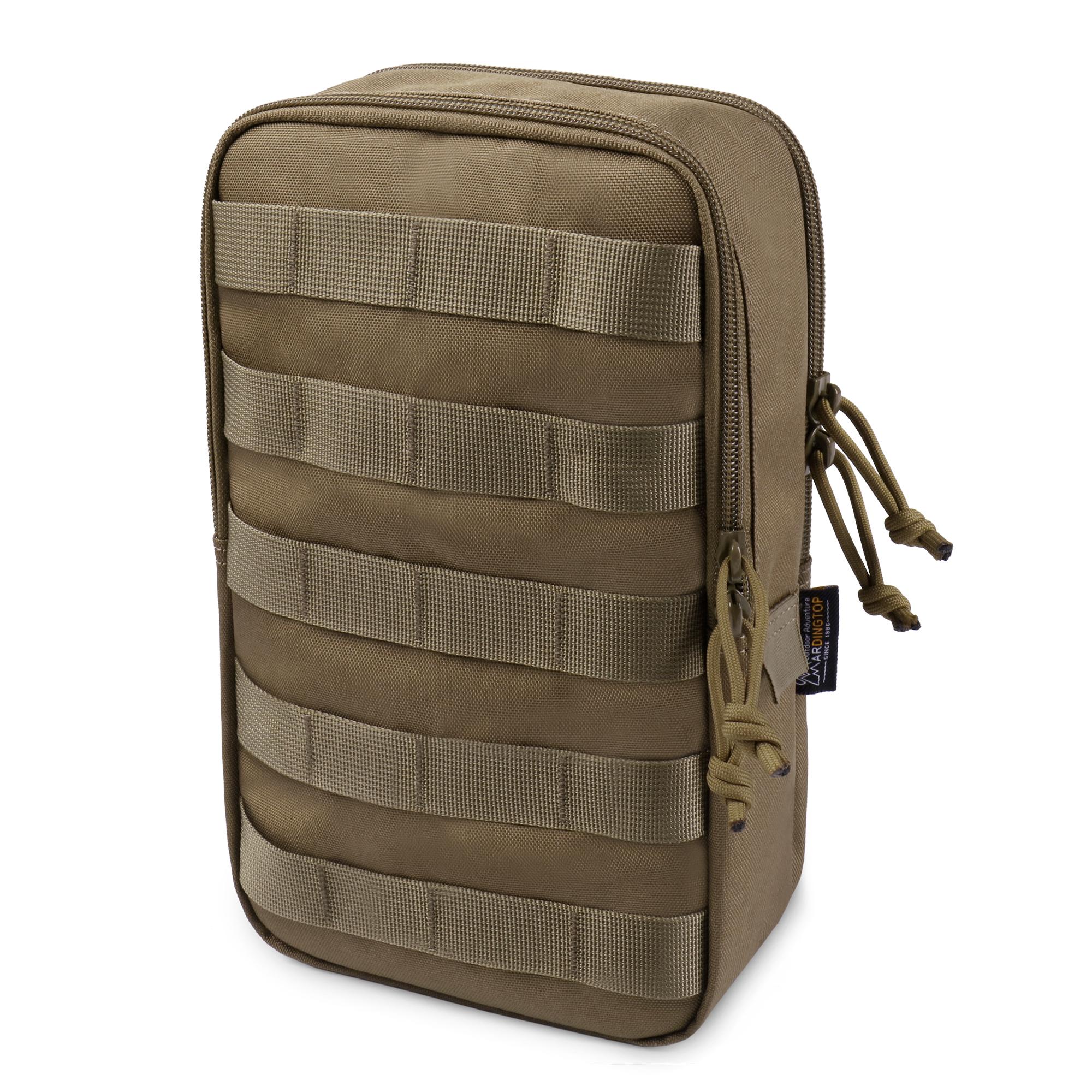 Mardingtop Molle Military TacticalUtility Pouch, Tactical Rip-away First-aid Pouch, Molle Attachment MilitaryModular Attachment for QutdoorCamping military tactical backpack purse versatile backpack camping  backpack tactical backpack casual travel