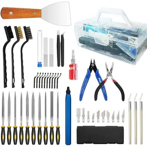 54 count  Printer Tool Kit,  Printer Accessories Kit for Cleaning, Removal Finishing , Include Metal Deburring Tool, , Nozzle Cleaning Kit and , for Bambu, Ender 3, Kobra