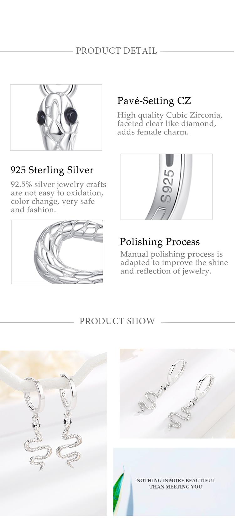 S925 Sterling Silver Snake Jewelry Set, Adjustable Gold Ring & Snake Hoop Earrings for Women, Perfect Gift for Anniversaries and Engagements