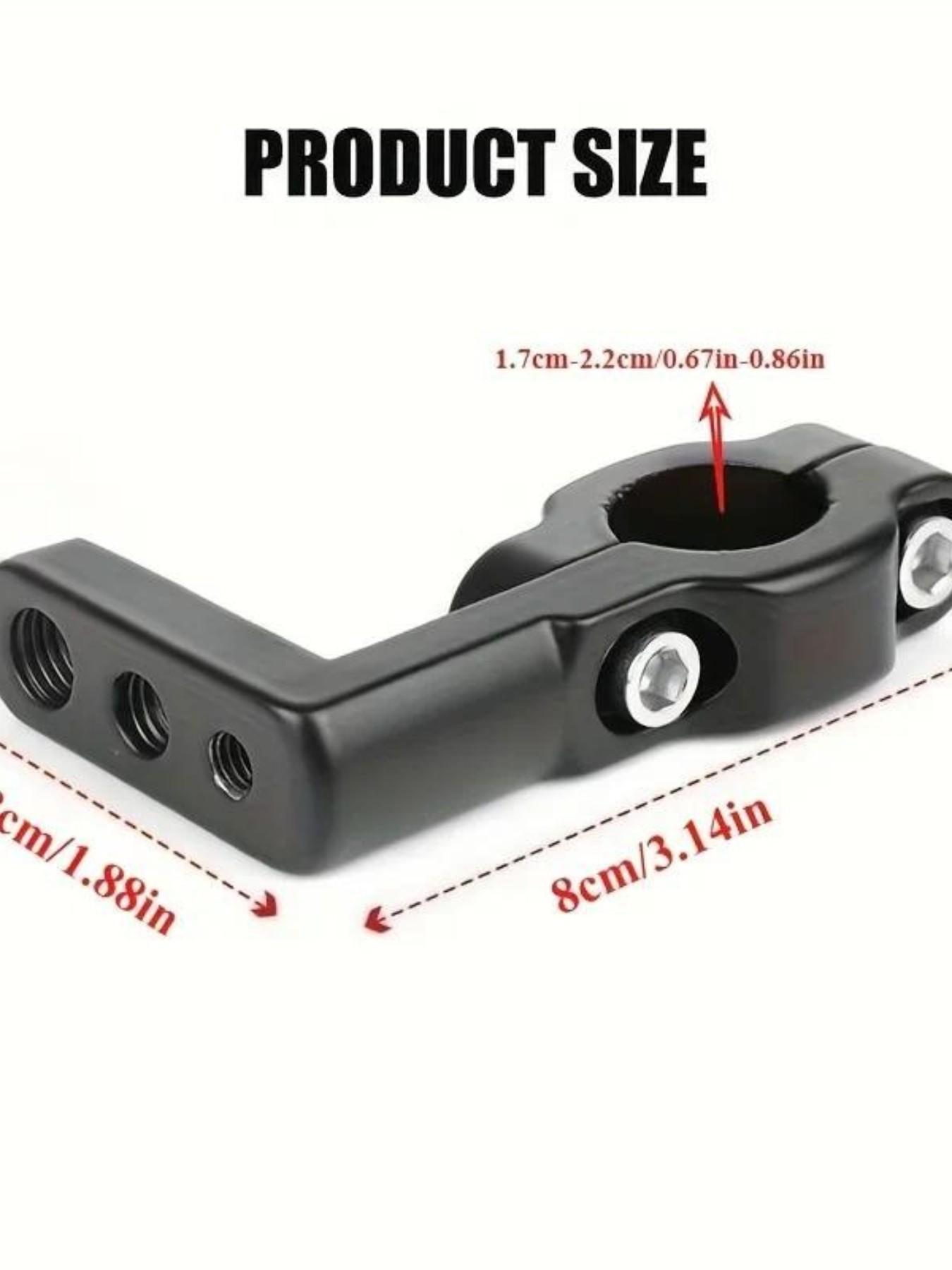 Universal Headlight Mount Bracket, No Drilling Clamp, Fits LED Work Lights, Pole Installation, Suitable for Cars, Trucks, Atv, Motorcycles, Motor Parts Accessories, Motorbike, Vehicle