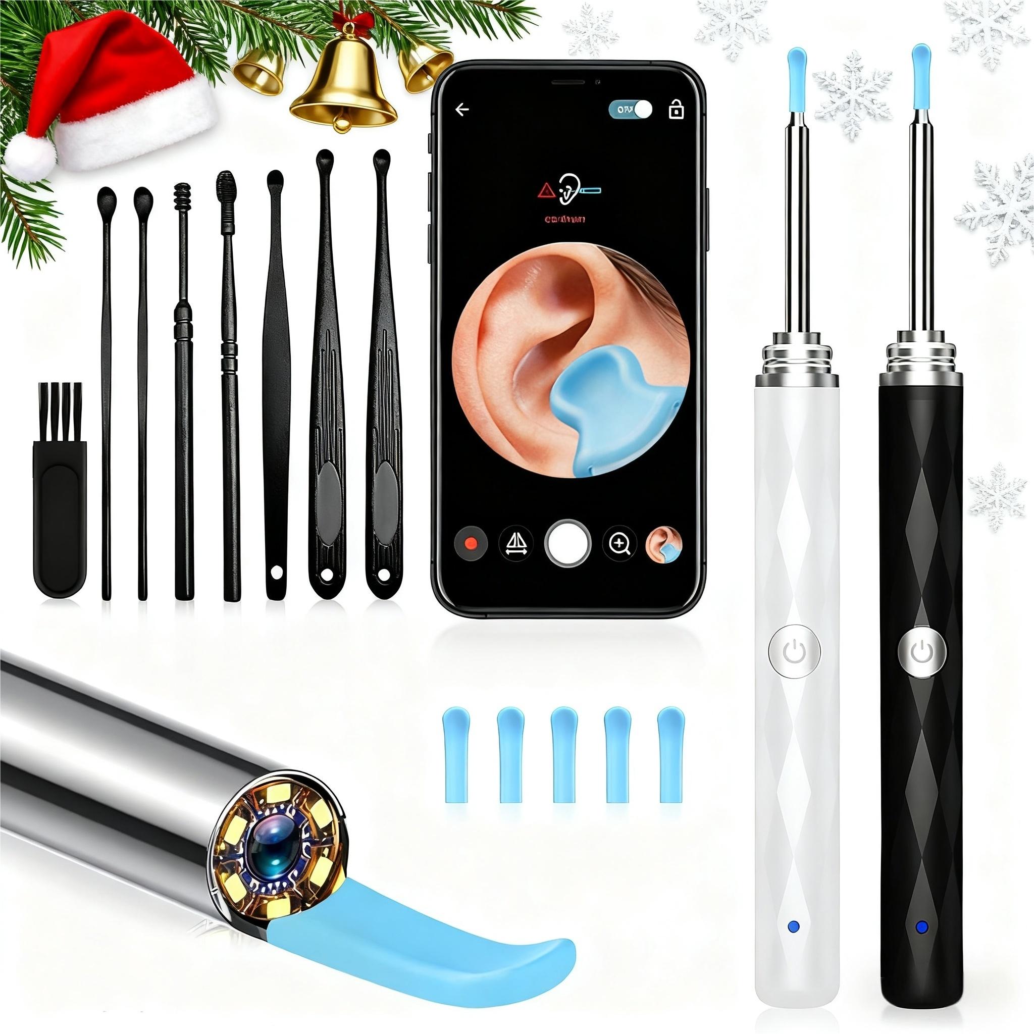 1pc 1pc Intelligent Visual Ear Scoop, Ear Cleaning with Rechargeable Ear Wax Removal Kit, Earwax Removal Tool, Professional & Home Use Earwax Removal Products