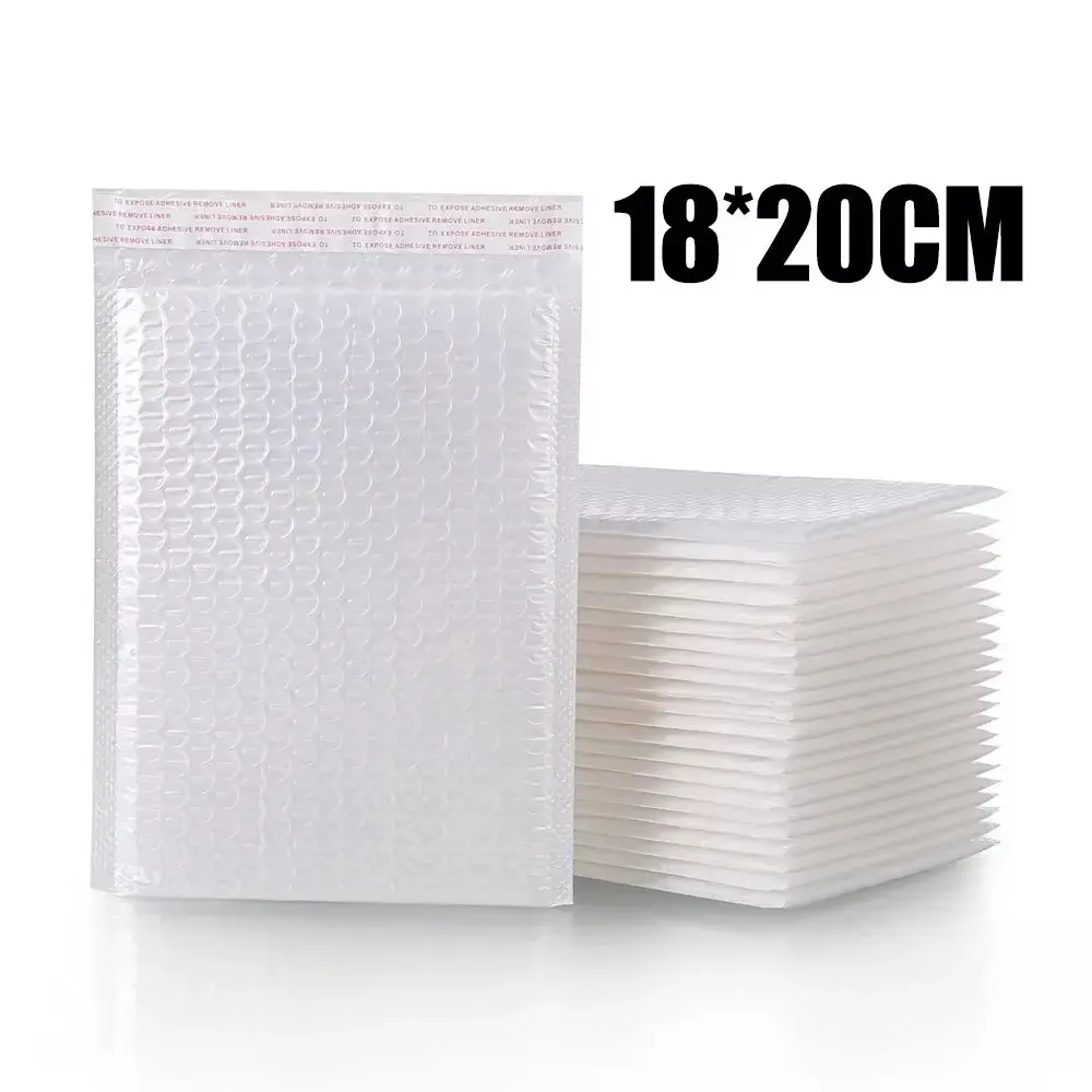 50-Pack Durable Waterproof Bubble Mailer Envelopes, Self-Adhesive Bubble Padded Envelopes for Packaging, Shipping, Gift Wrapping, Furniture Storage