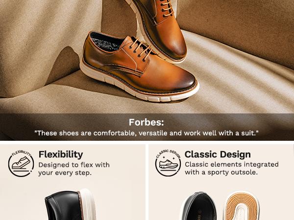 Bruno Marc CrossFlex Neat Polish Men's Casual Oxford Sneakers