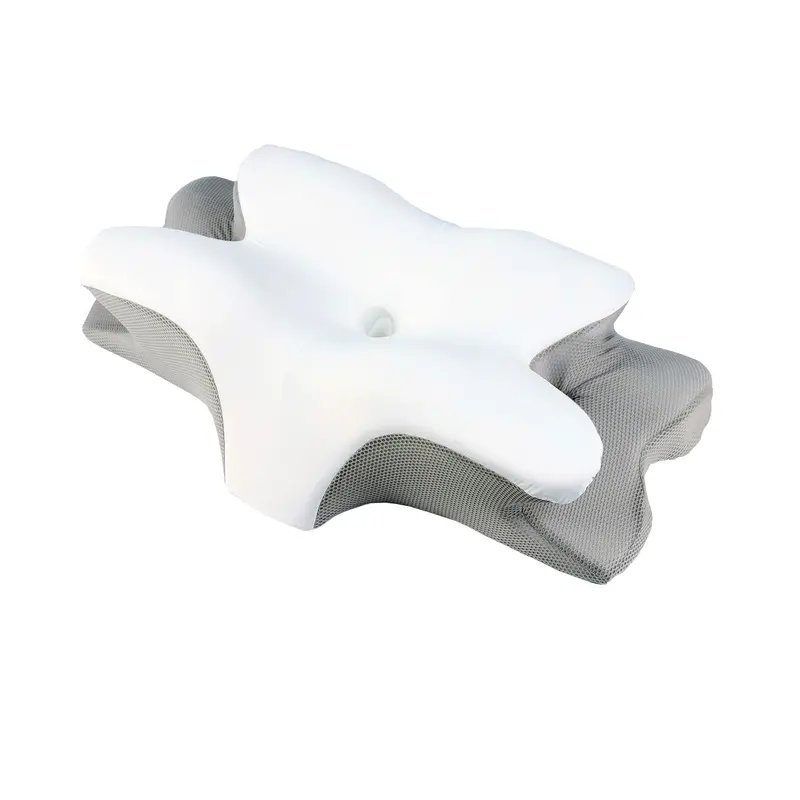 Off-white contoured pillow