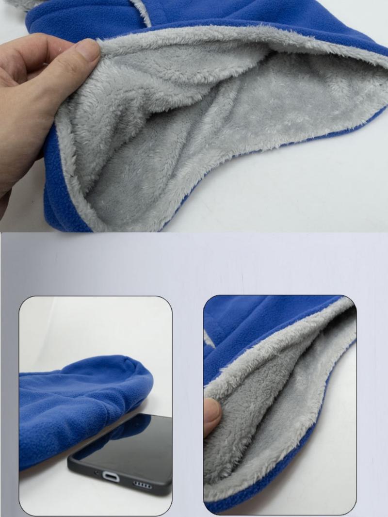 1pcs Winter Warm One Piece Hat, Balaclava Hat, Neck Mask Ear Protection One Piece, Windproof Face Mask, Style Fits Face, Thick Material,No Air Leakage, Suitable for Winter Cycling, Running, Skiing, Fishing, Outdoor Sports and Work, Unisex