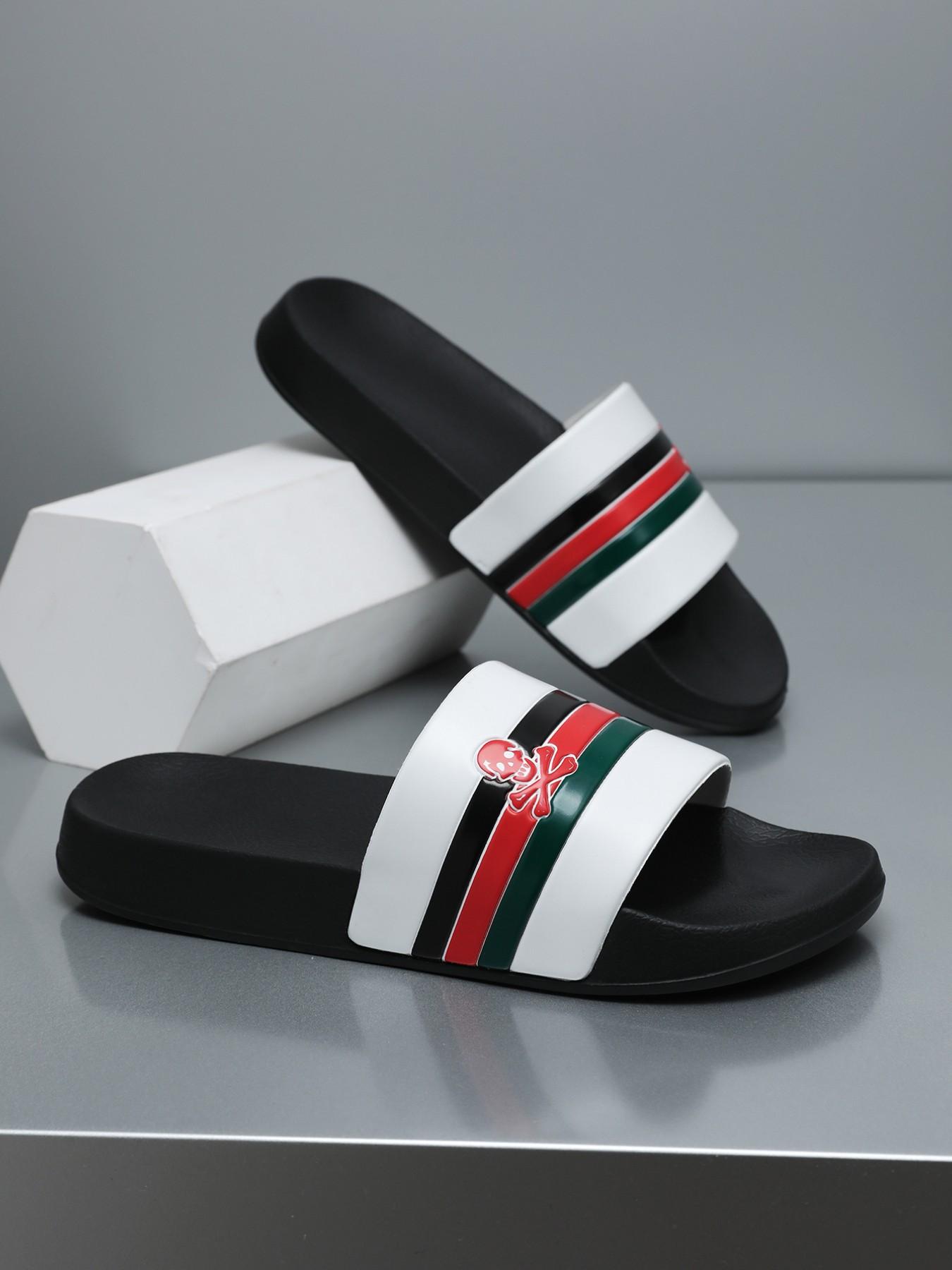 Men's Fashion Summer Lightweight Breathable Slippers, Couples Soft Anti-Slip Durable Home Bathroom Shoes, Eva Sole Comfort Indoor Outdoor