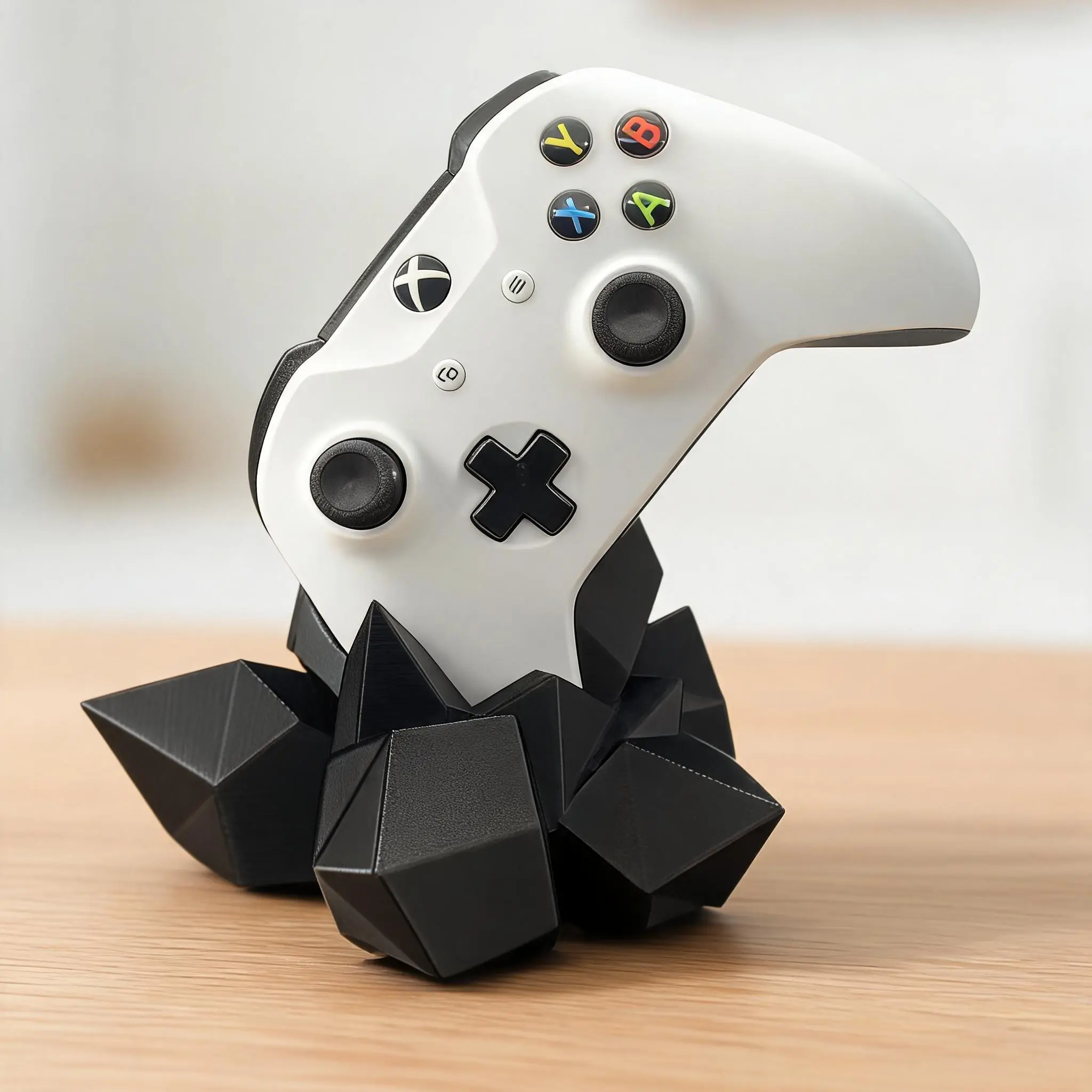 3D Printed Crystal Controller Stand, Controller Holder, Compatible with Xbox/ps4/ps5, Ideal for Various Game Consoles, Durable Design for Gaming Enthusiasts