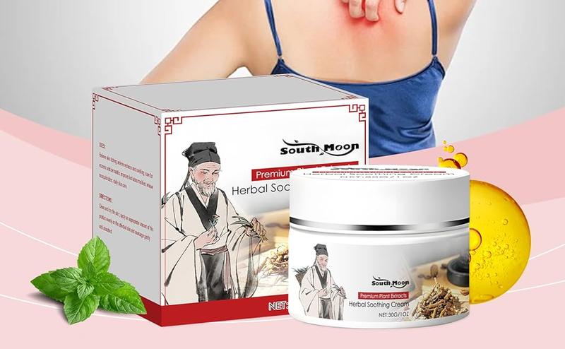 All-Natural Soothing Cream for Eczema & Psoriasis – Herbal Relief for Dry, Itchy, Sensitive Skin , Anti-Bacterial Skin Defense - Relieves Dry and Tight Skin, Soothing Skin,Hydrating