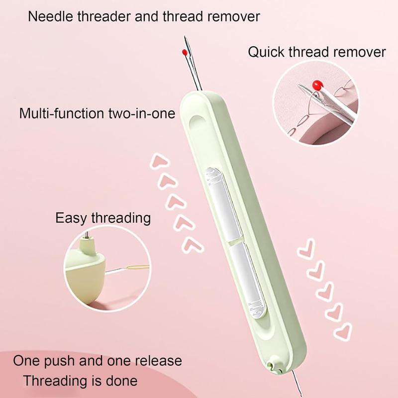 2PCS Needle threading tool for elderly people's hand sewing special tool household multi-function thread remover